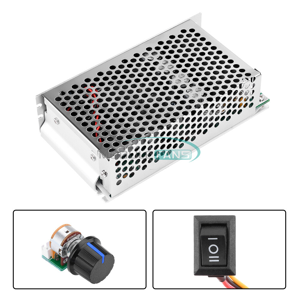 DC10-50V 100A 3000W PWM DC Brush Motor Speed Controller Programmable PLC Control
