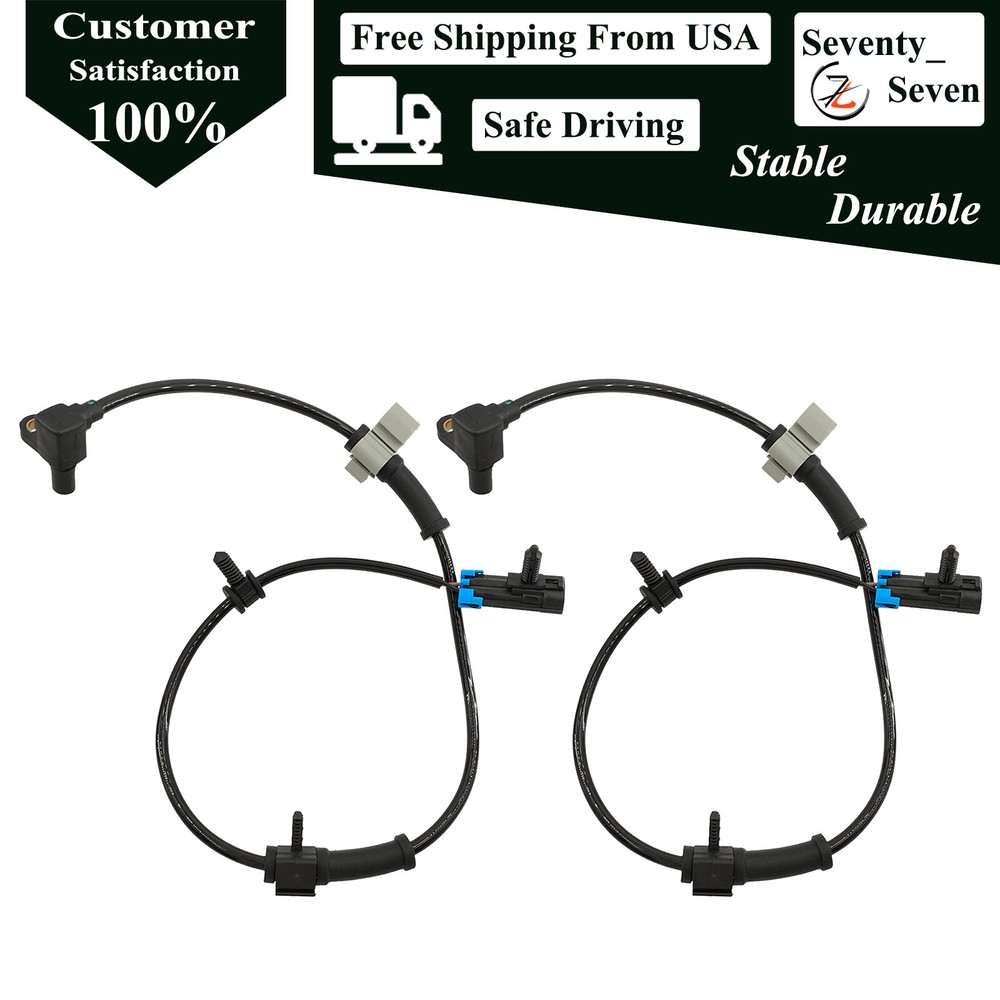 2pcs Front ABS Wheel Speed Sensor Kit For 2002-2006 Cadillac Escalade 6.0L