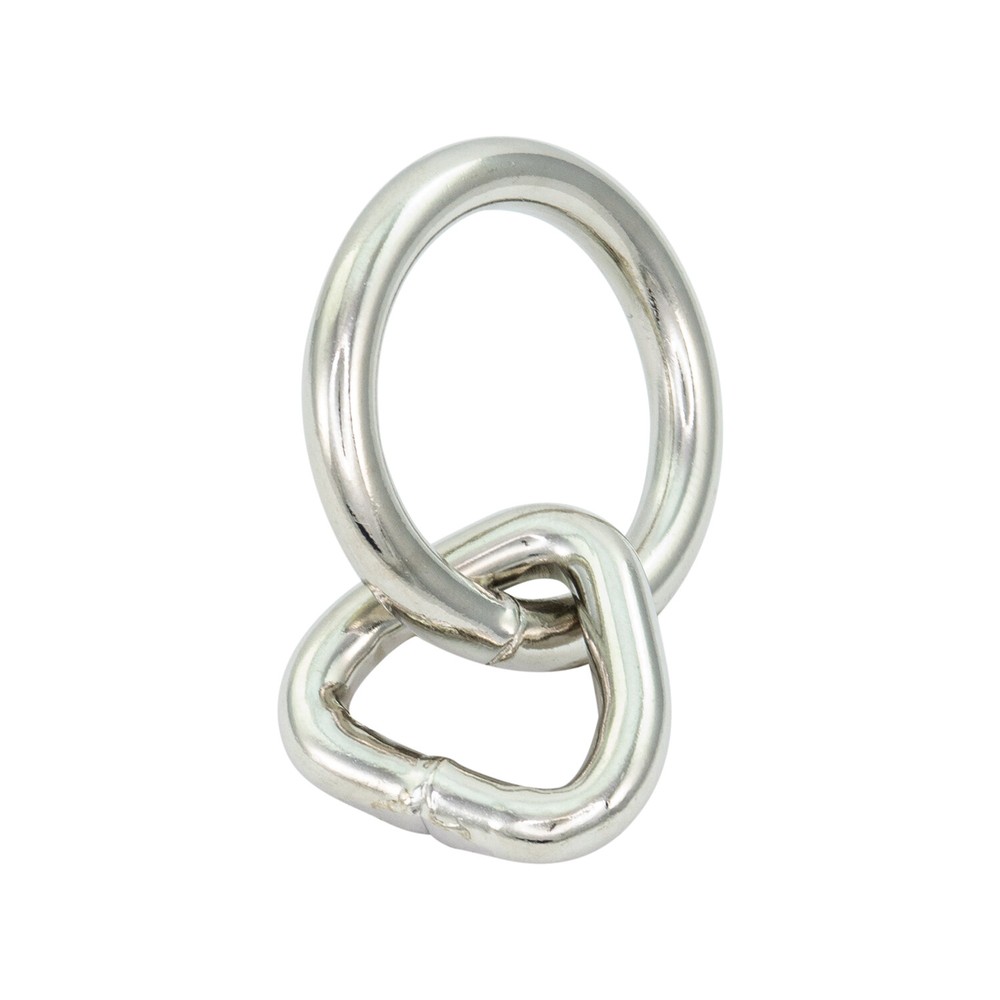 Medium 35mm Size Silver Bondage Rings - single ring - StudsAndSpikes