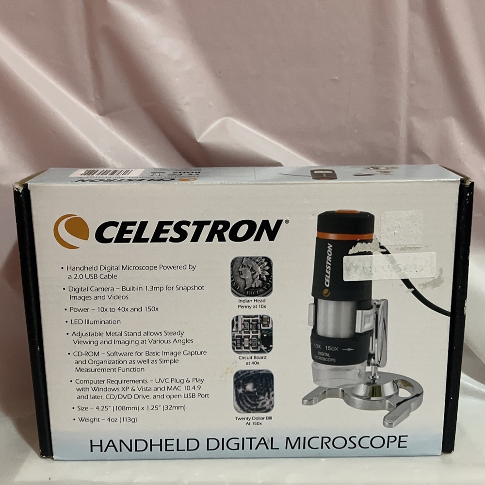 Celestron Handheld Digital Microscope 2009 New