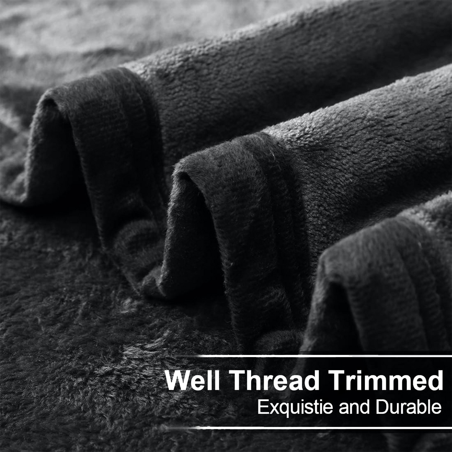 Lightweight Fleece Blanket Throw Queen Soft Bedding Blankets for Sofa Bed Couch