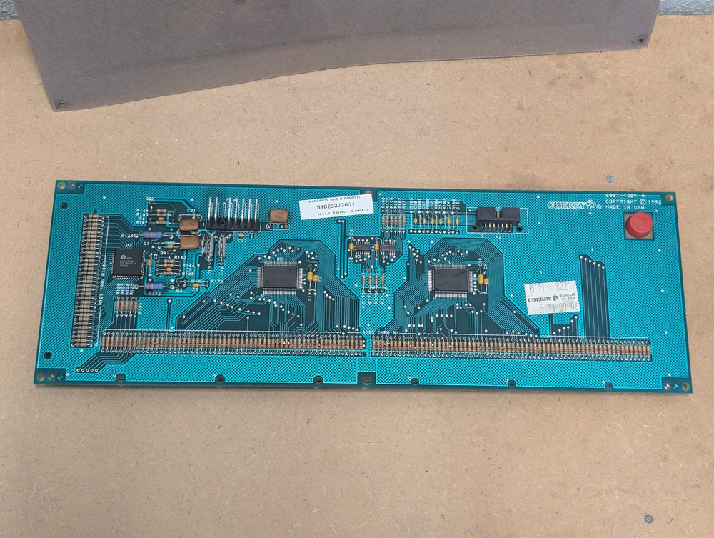 Cherry 0001-4209-A DMD arcade game screen plasma display; untested; burn in