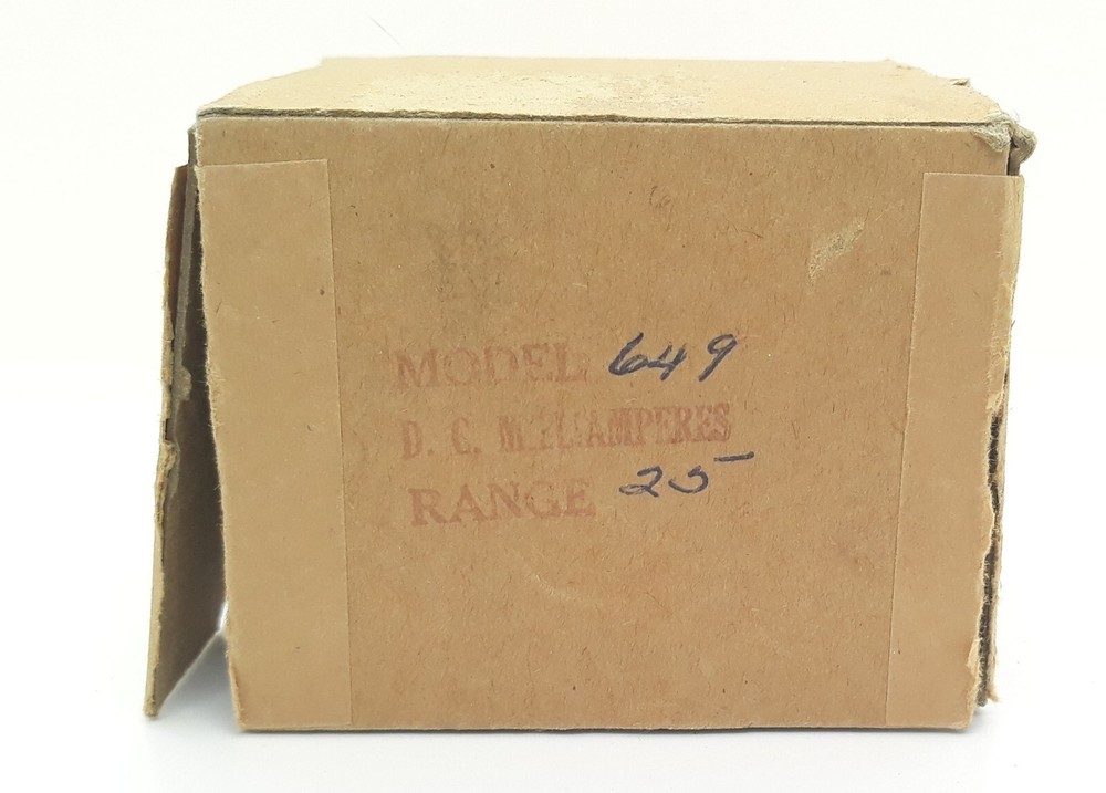 Hoyt Model 649 Panel Meter 0-25 DC Milliamperes Ampmeter