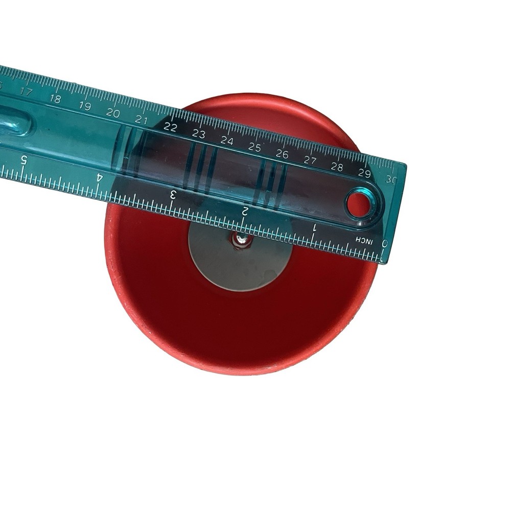 Sidewinder Diabolo Only Red Silver Circus 4.25”