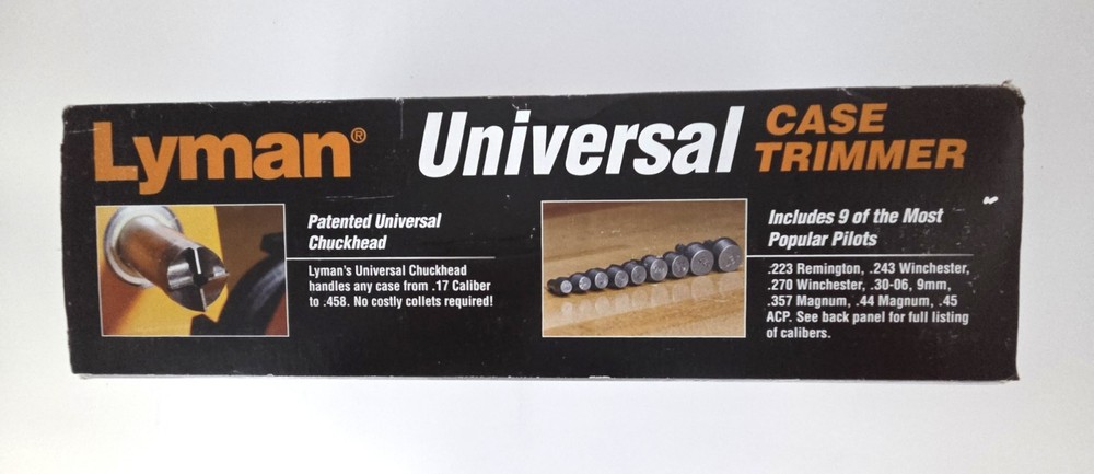 Lyman Universal Case Trimmer & 9 Pilots 7862003