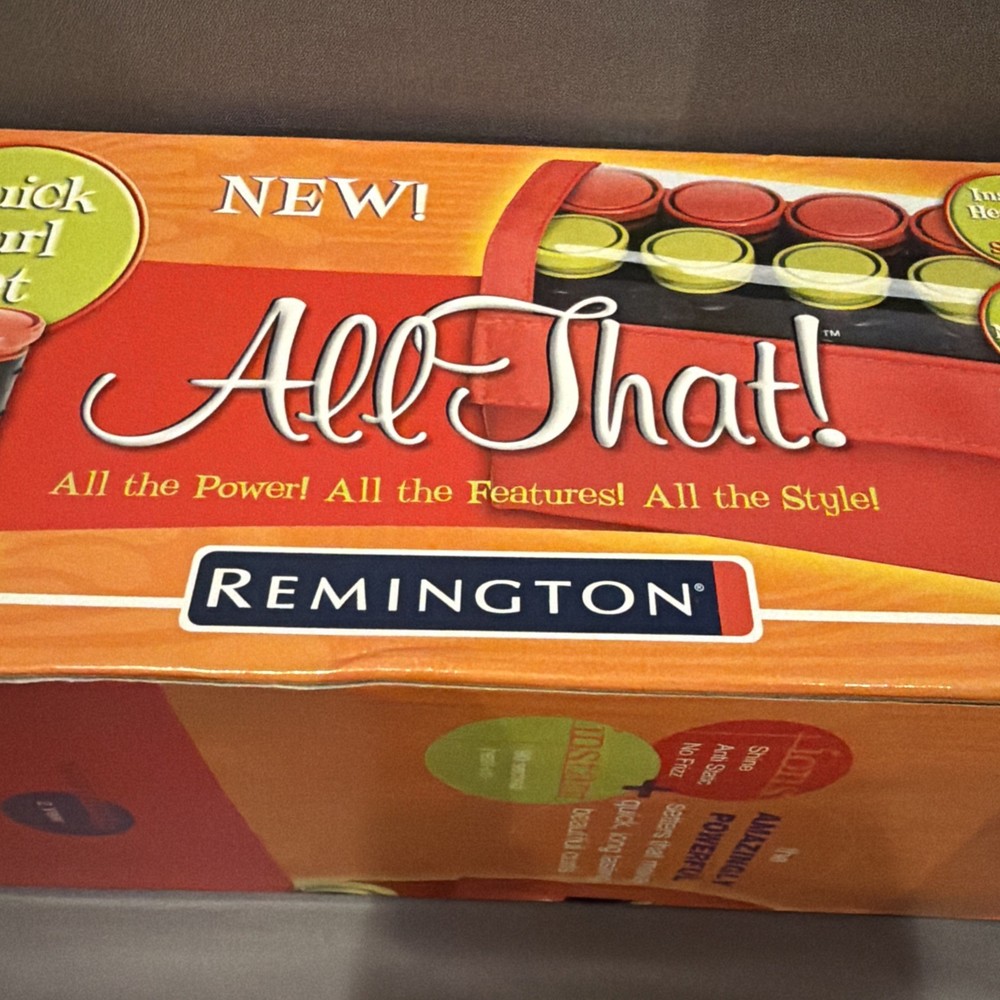Remington All That Ionic Ceramic Hot Rollers Compact Travel 10 Rollers NIB New