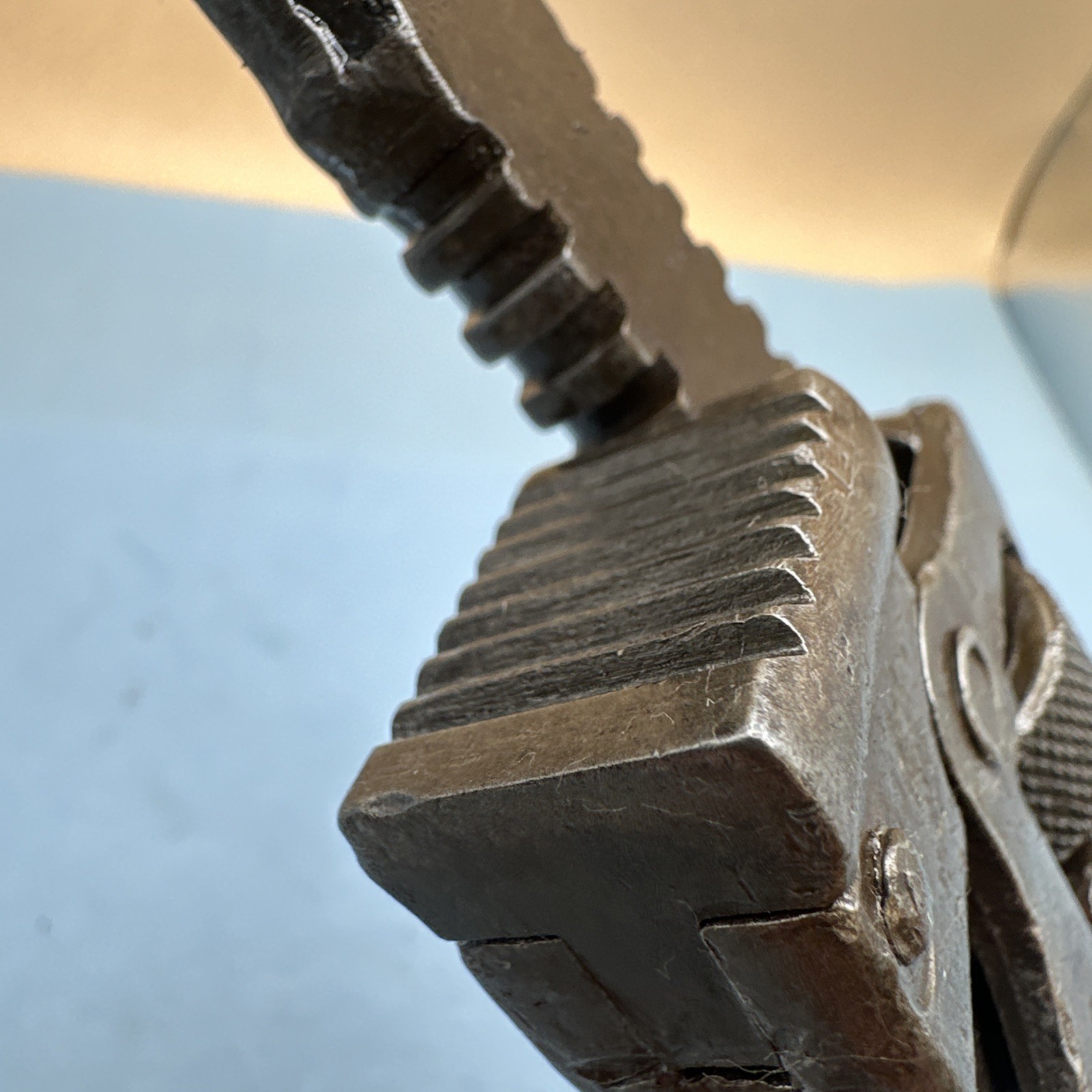 Vintage Trimo 10" Pipe Wrench, Trimont Mfg Co, Roxbury Mass USA