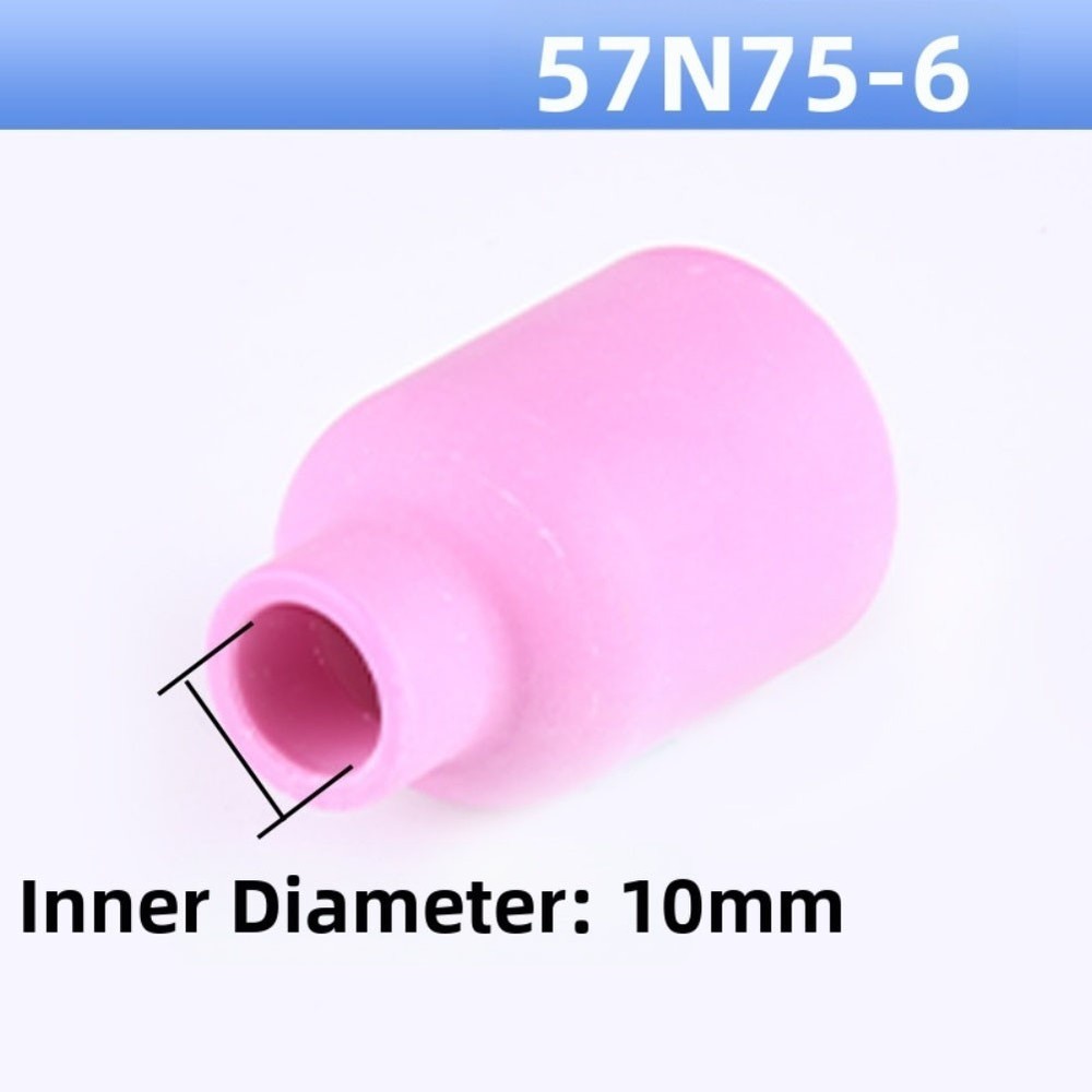10PCS For TIG Torch Nozzle Cup Set for WP17 WP18 WP26 Welding Torch Sizes 6 12