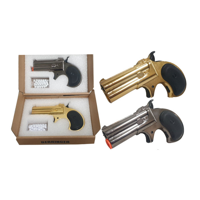 Acro Plastic Model DERRINGER CHROME Derringer Pistol Replica Scale Kit