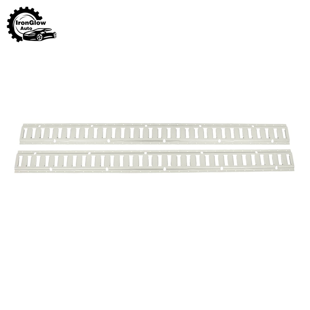 8 Pack 5 Ft Silver Galvanized E Track Rail for Cargo Trailer Van Truck