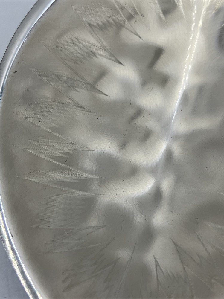 Vintage 1960s Era WMF-IKORA Silver Plated Leaf Shaped Candy Tray Germany