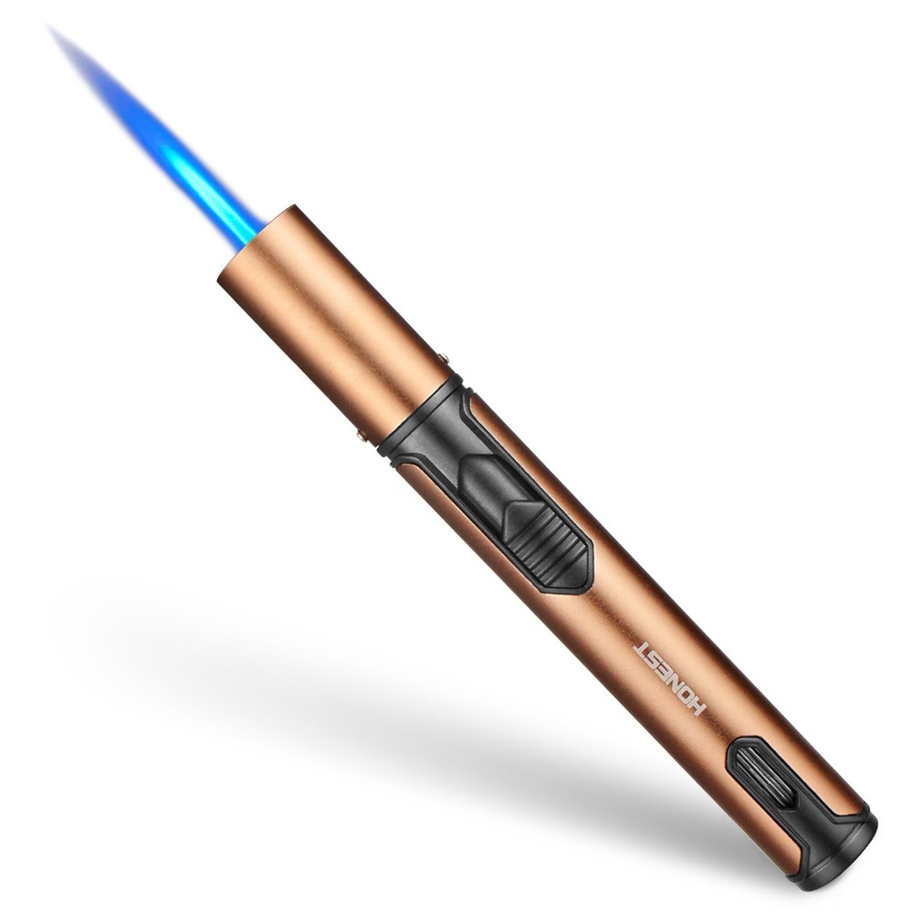 2 PCS Butane Torch Lighter 6 Inch Long Adjustable Windproof Refillable Butane