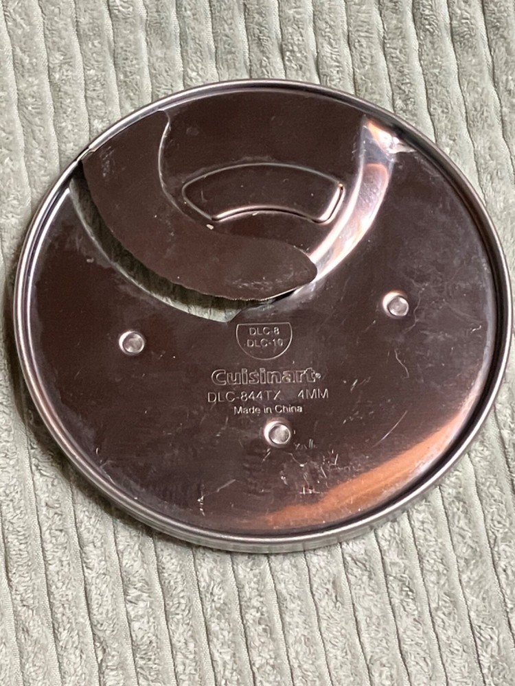CUISINART DLC-844TX - 4mm Slicing Disc Preowned for DLC8/DLC10 Processor