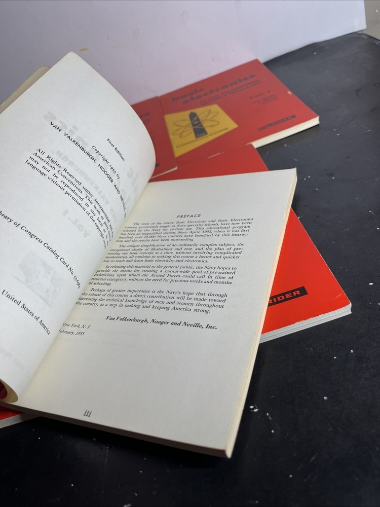 Basic Electronics Volume 1-5 1955 Rider Publication