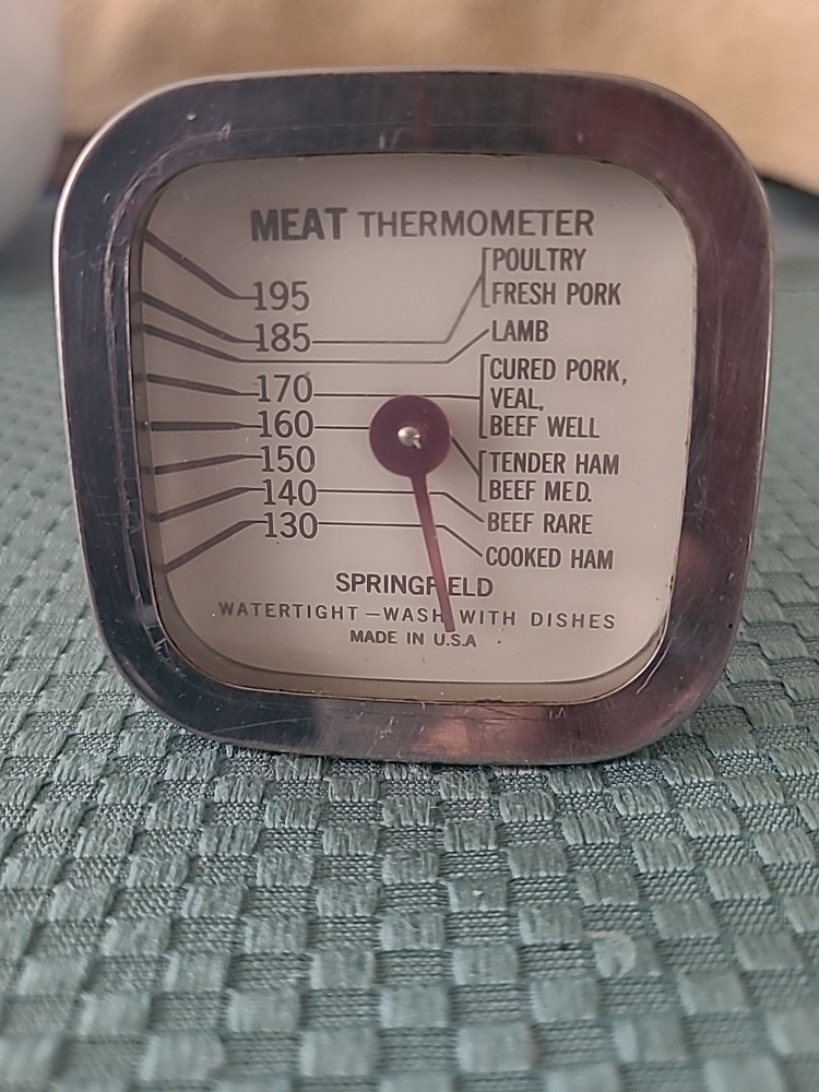 VINTAGE SPRINGFIELD MEAT THEROMETER (Bin QQ)