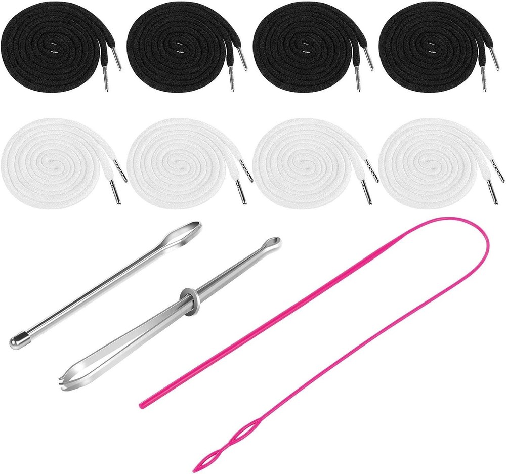 8 Pcs Drawstring Cords Replacement for Sweatpants Shorts Pants Jackets Coats...
