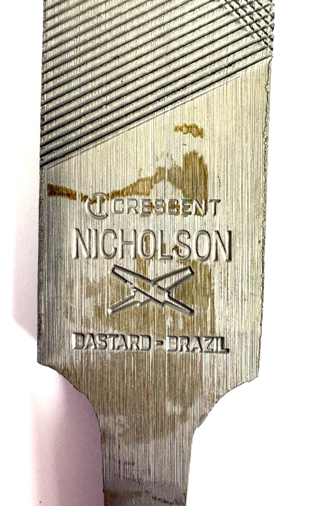 10" HALF ROUND BASTARD CUT FILE NICHOLSON 04995N