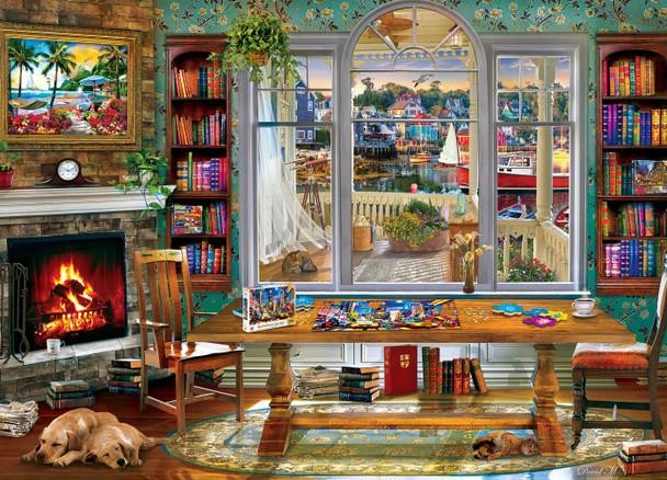 MasterPieces jigsaw puzzle; A Puzzling Afternoon by David Maclean; 1000 pcs