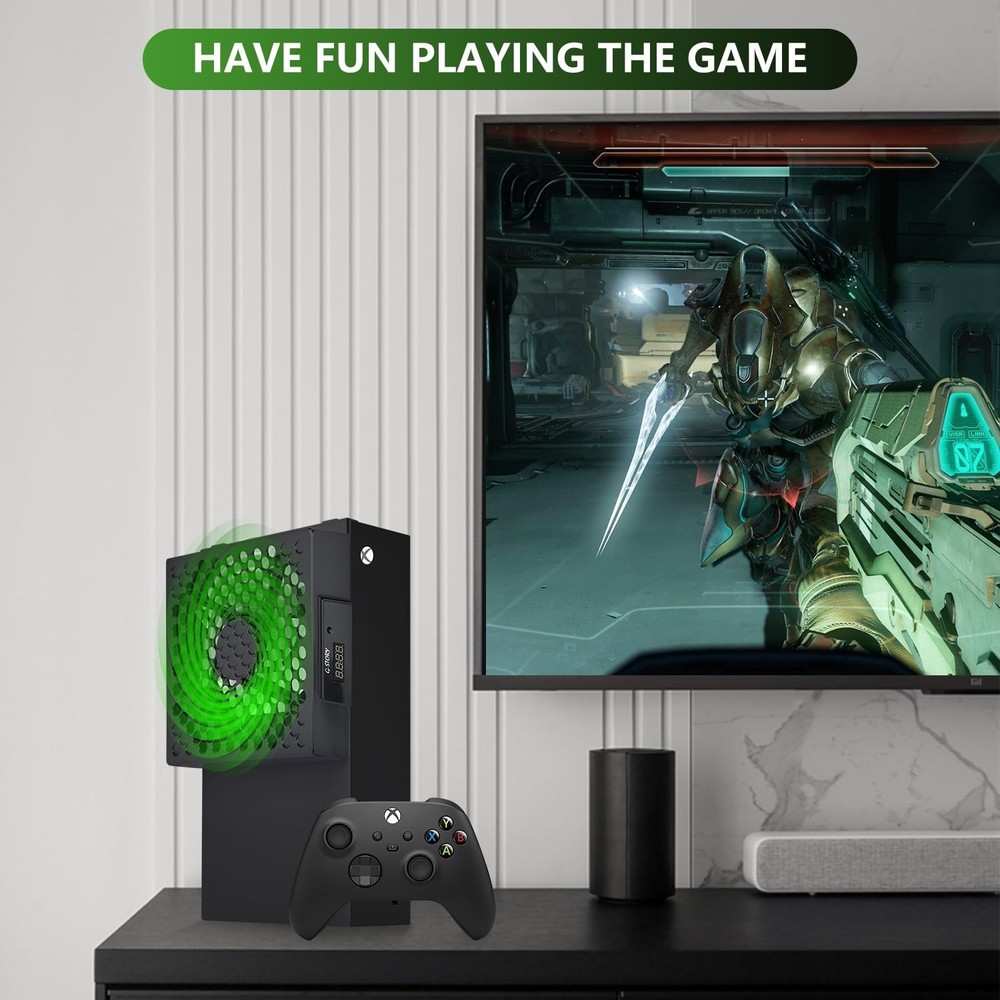 Automatic Temperature-Controlled Fan for Xbox Series S