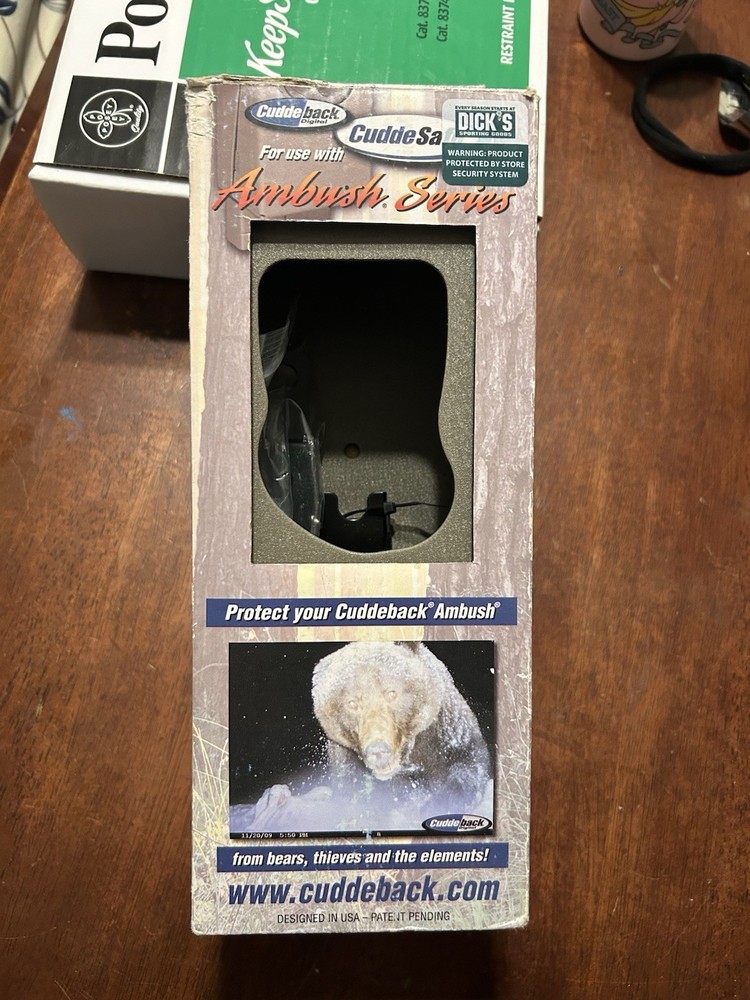 Cuddeback CuddeSafe Trail Camera Security Box Bear-Safe NOS -  Ambush Series