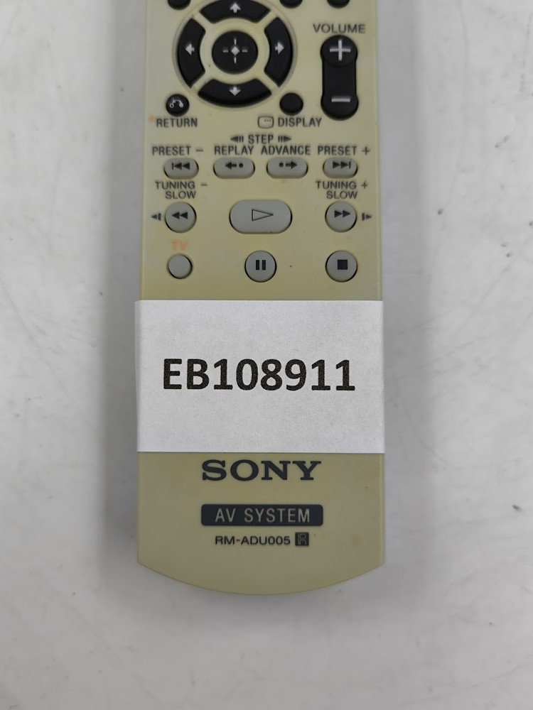 Sony RM-ADU005 Remote Control - Working, Used Condition