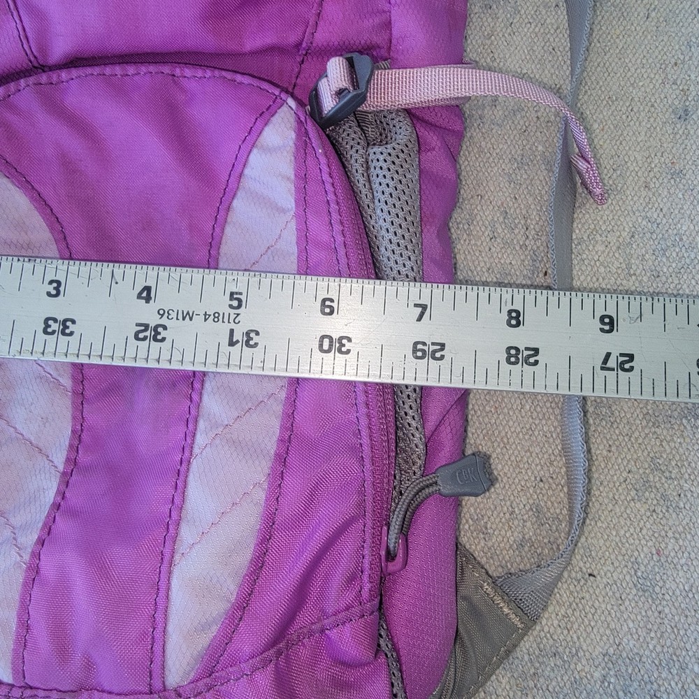 CamelBak Hydration Backpack Pink Gray Small Cycling Pack 12" EUC