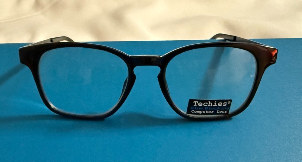 Techies Blue Light Blocking Computer Lens Glasses Black ML3443CG