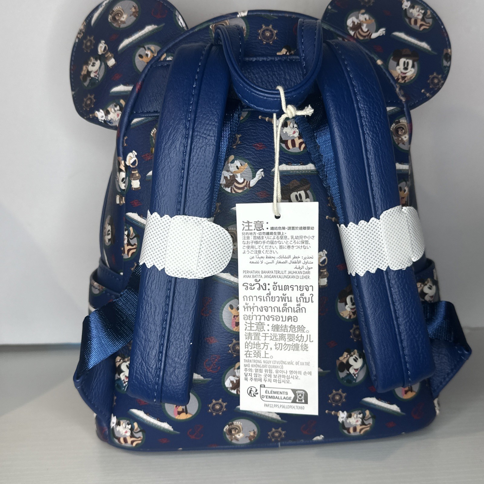 New Disney Cruise Line Treasure Adventure Mickey Minnie Loungefly Backpack Bag