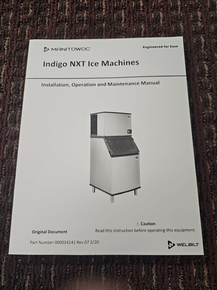 Manitowoc Indigo NXT Ice Machines Manual