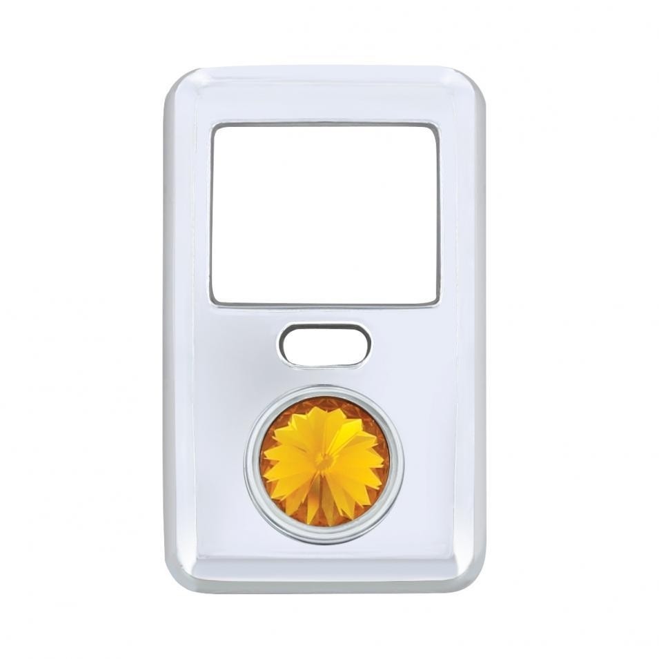 Volvo Chrome Plastic Switch Cover - Amber Diamond
