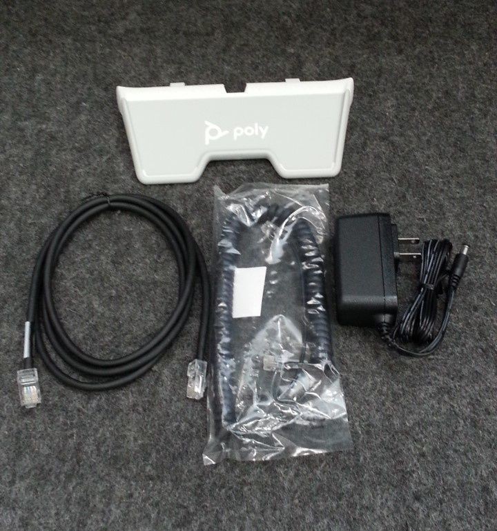 POLY Edge E450 Desk Phone 3.5" Color IPS Display