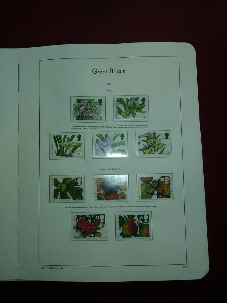 LIGHTHOUSE Commemorative Hingeless album pages Great Britain 1991-1999 Used