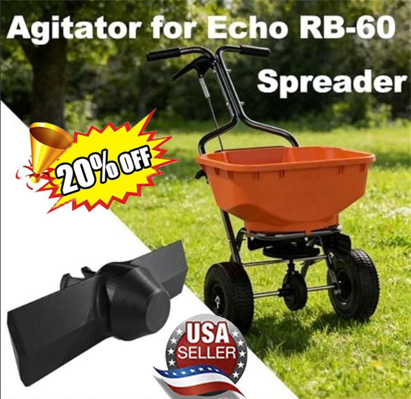 For Echo RB-60 Broadcast Spreader Upgraded Agitator Replacement Longer/Lower Arm