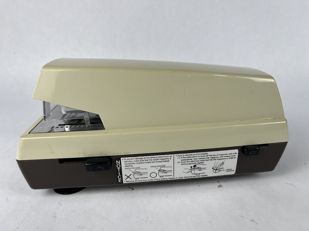 Panasonic AS-300 Automatic Electric Stapler w/ Key Adjustable Margin WORKS GREAT