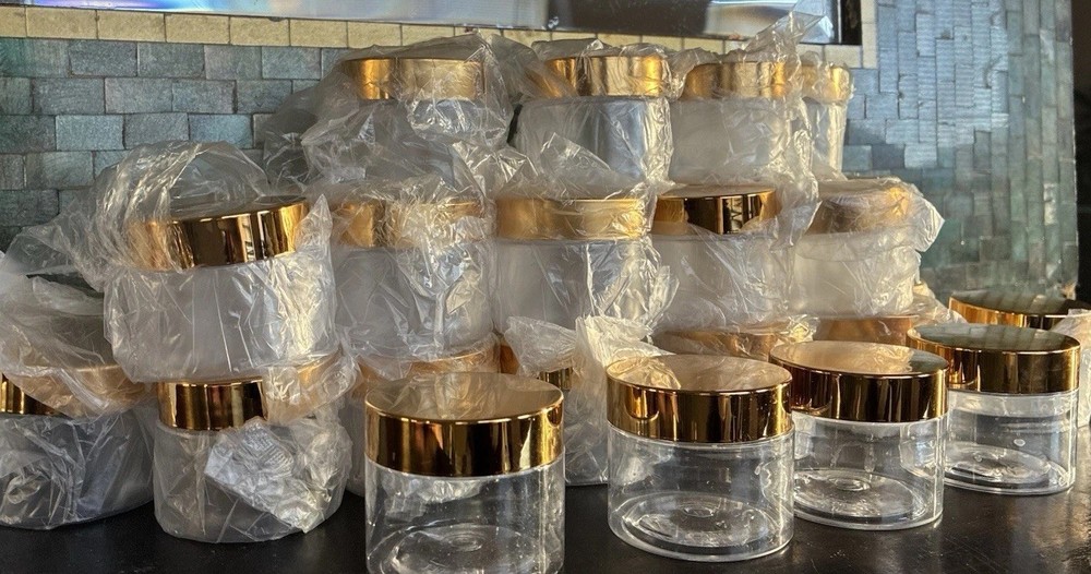 Plastic Containers with Lids 30-1.5oz Small Plastic Containers