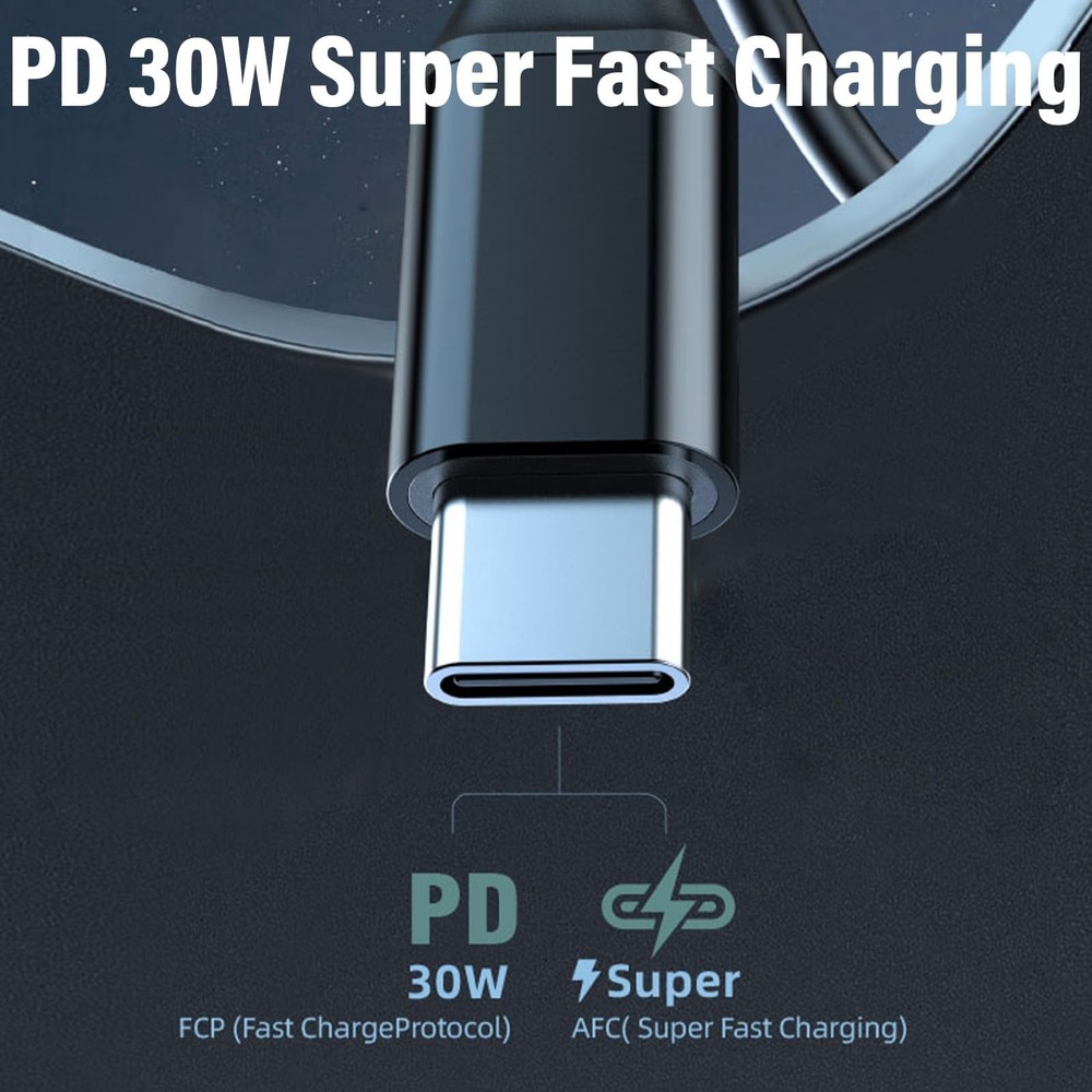 Bluetooth 5.3 FM Transmitter for Car, Car Adapter with Cable-Black