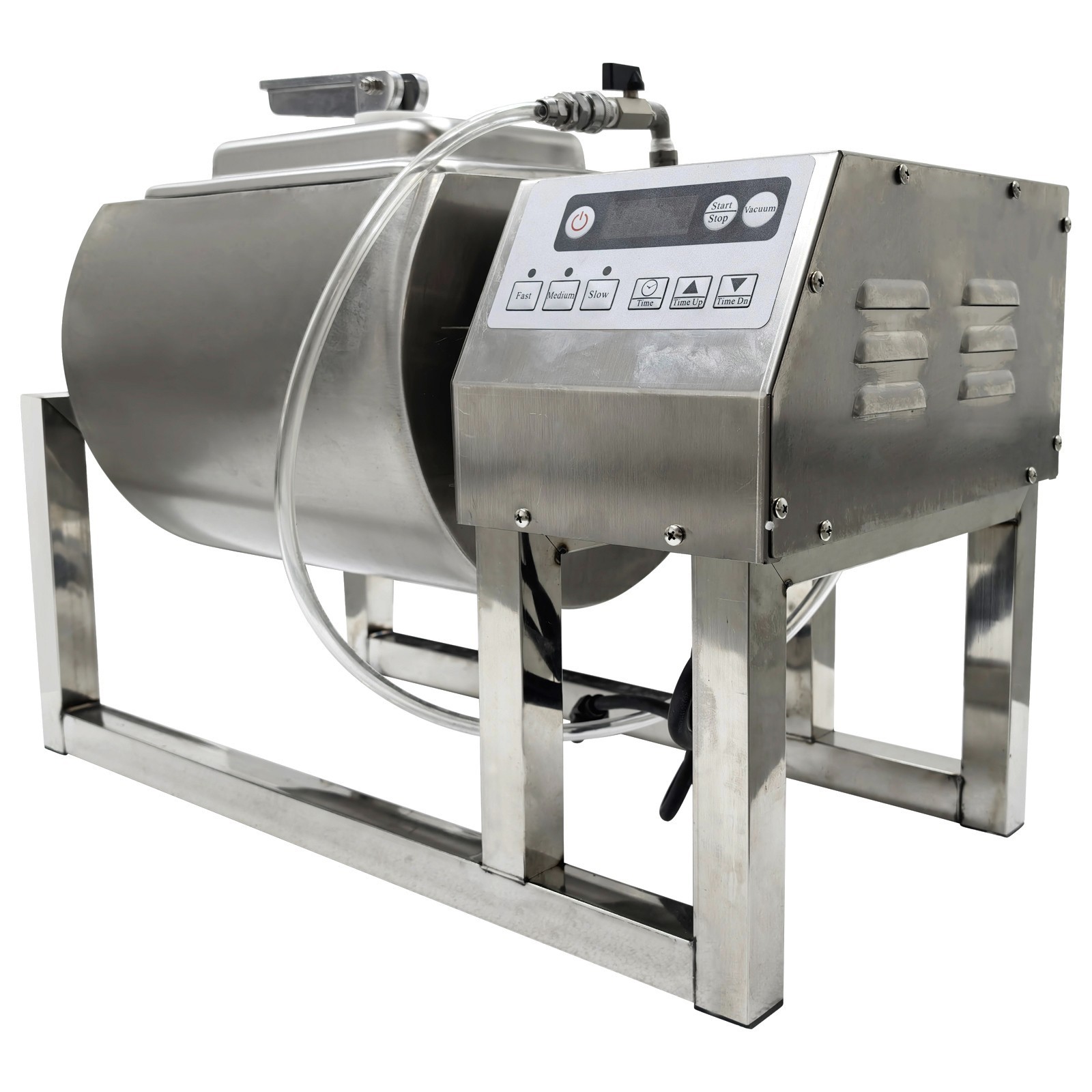 15L VacuumPump Meat Seafood Tumbler Marinator Mixer Curing Roll Kneading Machine
