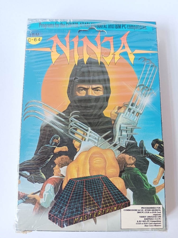 Commodore 64 Ninja The History & The Legend Computer Game Software Tested/Works