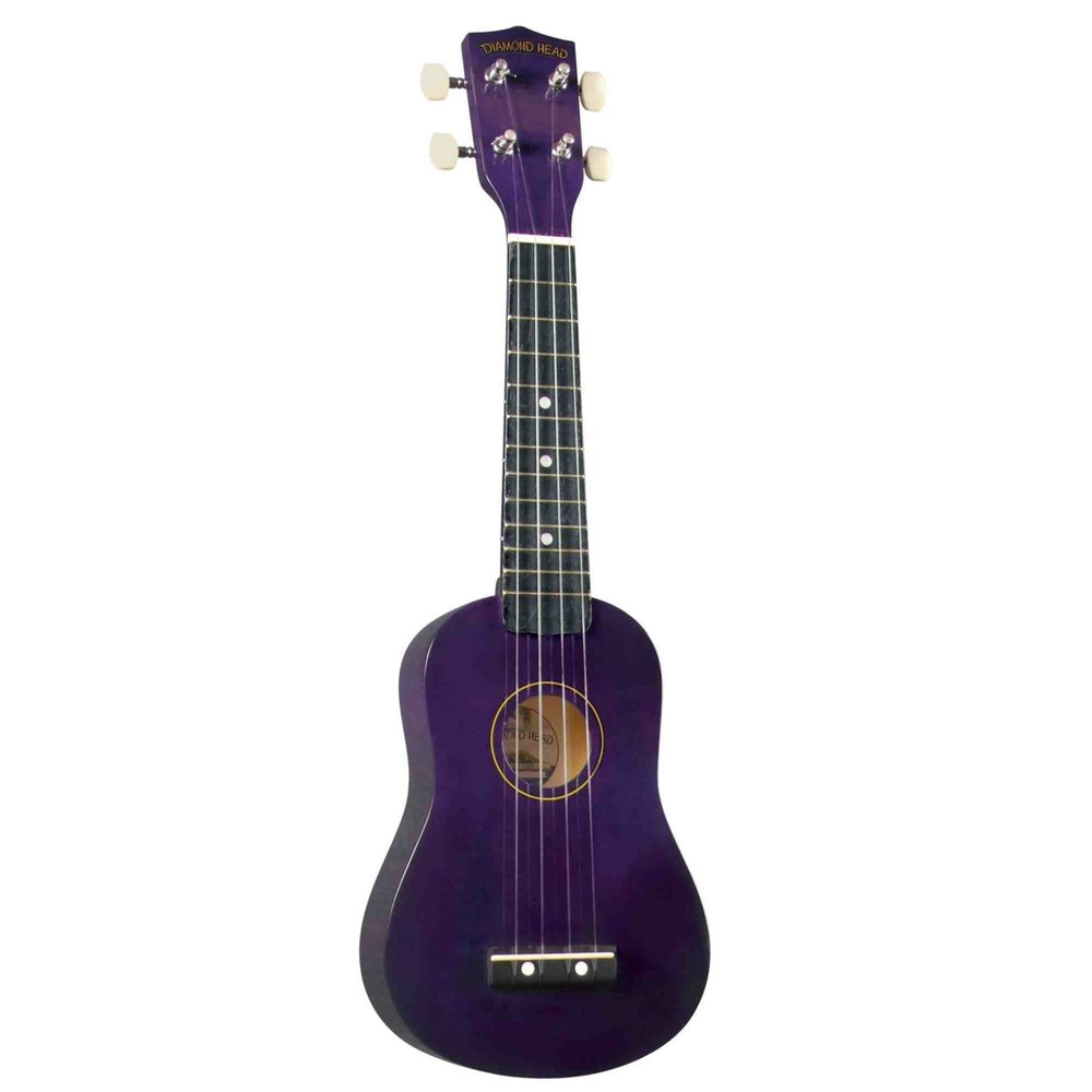 Diamond Head Soprano Ukulele | Purple