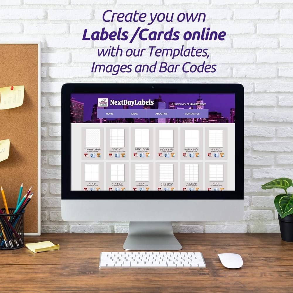 White Blank Rectangle Stickers - 5000 Labels