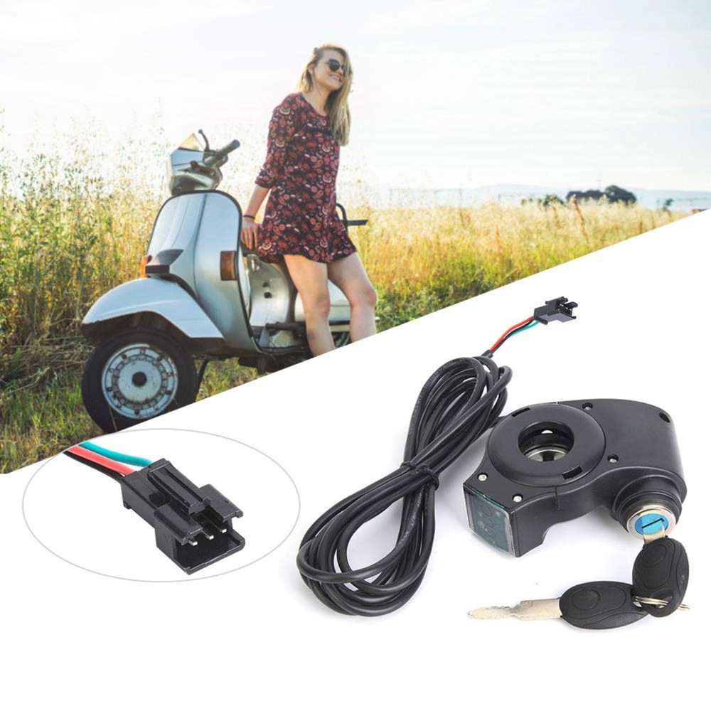 High Quality E-Bike Throttle Control Switch with Voltage Display and Key Lock