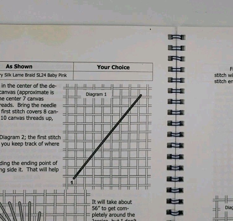 DebBee's Designs DD-158C Glitz & Glamour Kunzite Canvaswork Chart