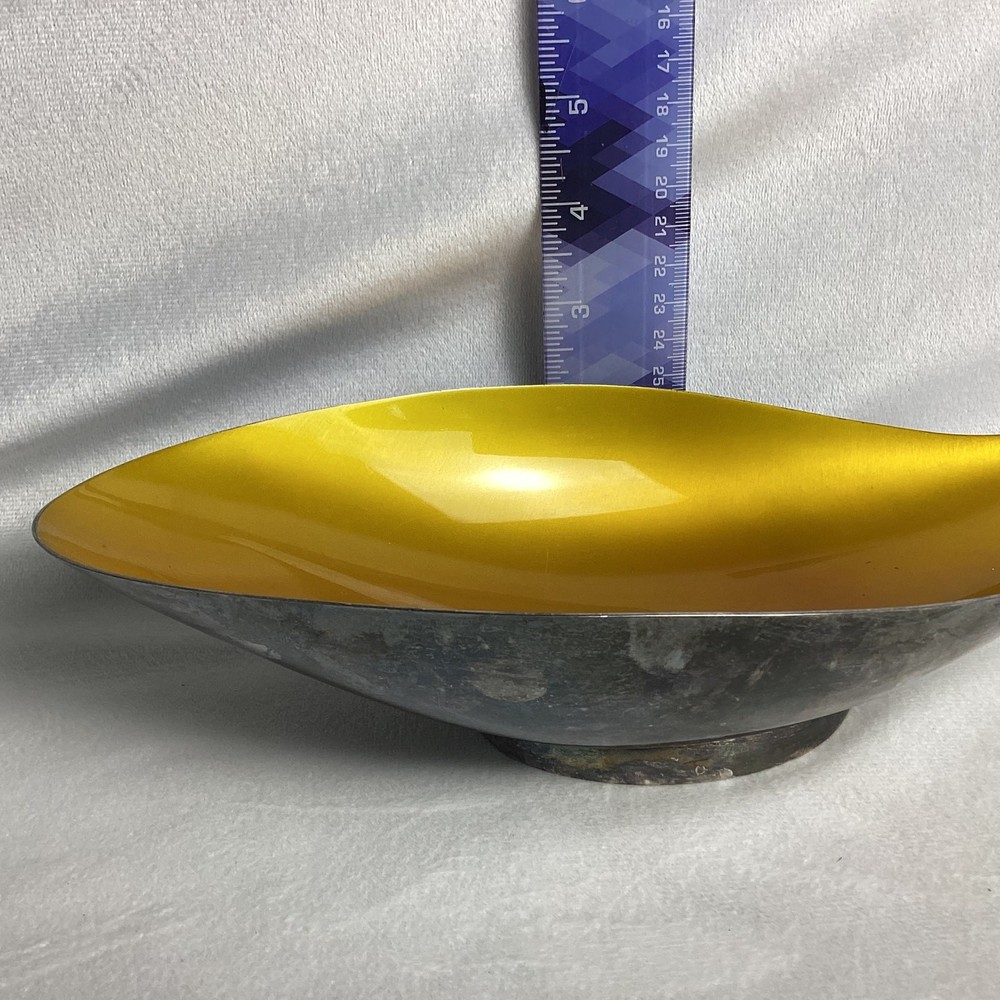 Reed & Barton Silverplated Yellow Teardrop Dish 65 by John Prip