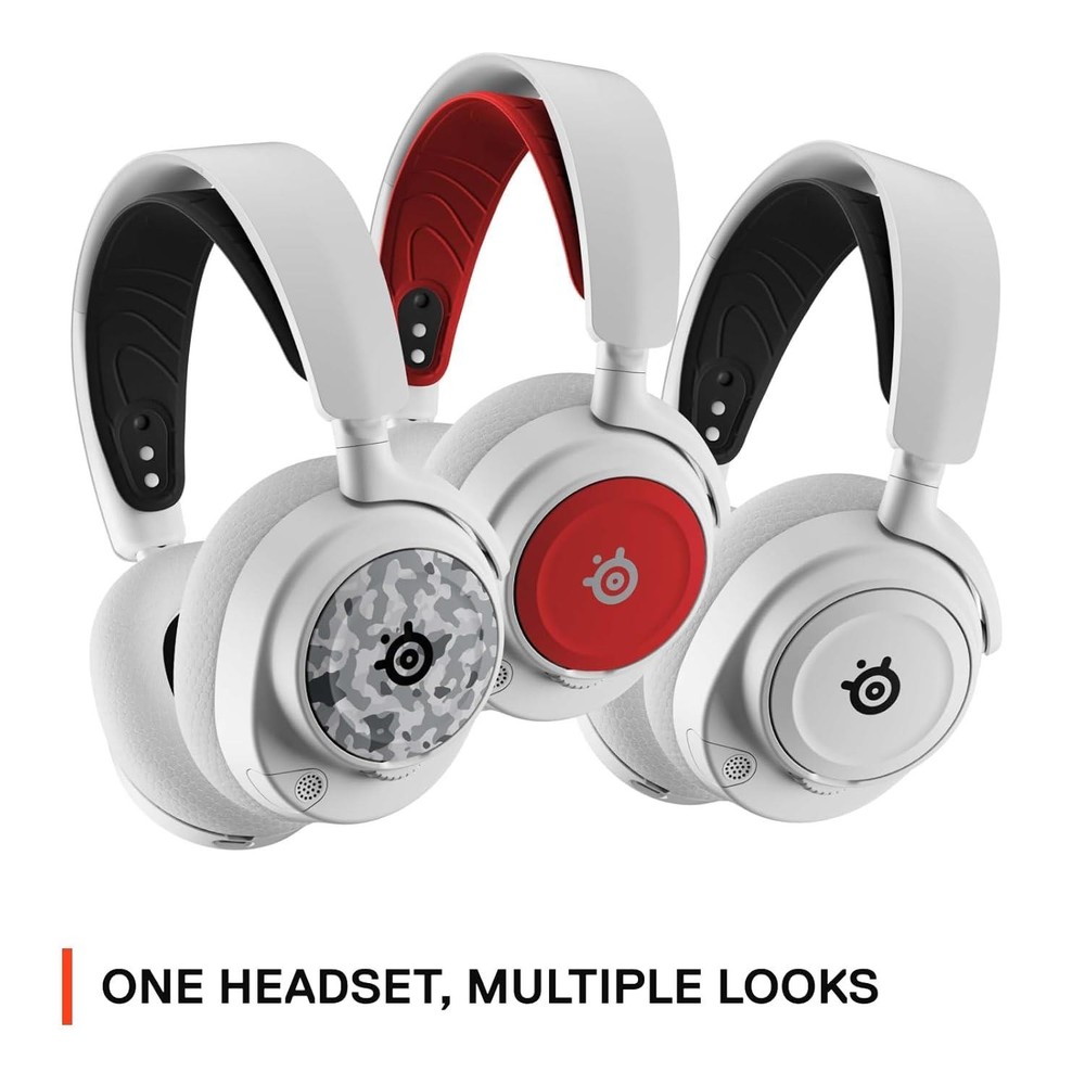 SteelSeries Exclusive Nova 7 Headset w/ Booster Pack USB-C Bluetooth Excellent