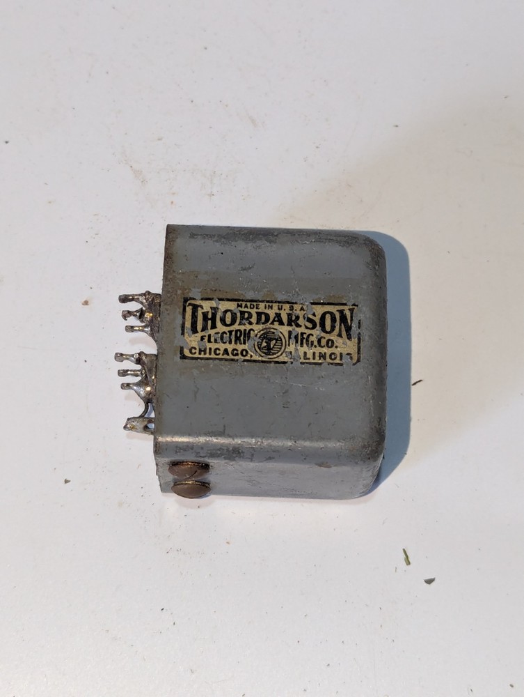 Vintage Thordarson T-46215 Push Pull Triode Output Audio Transformer