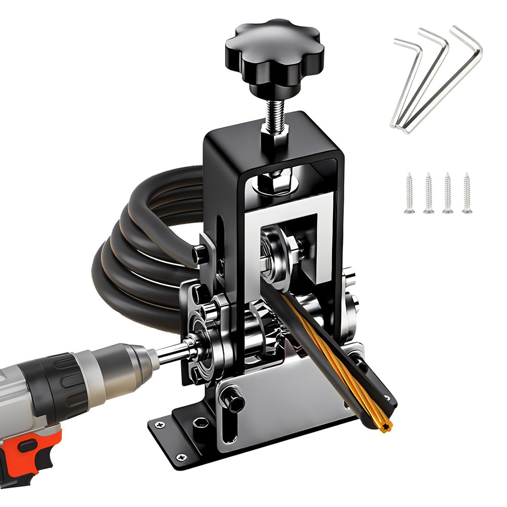 Manual Wire Stripping Powered Stripper Machine Copper 11", Black