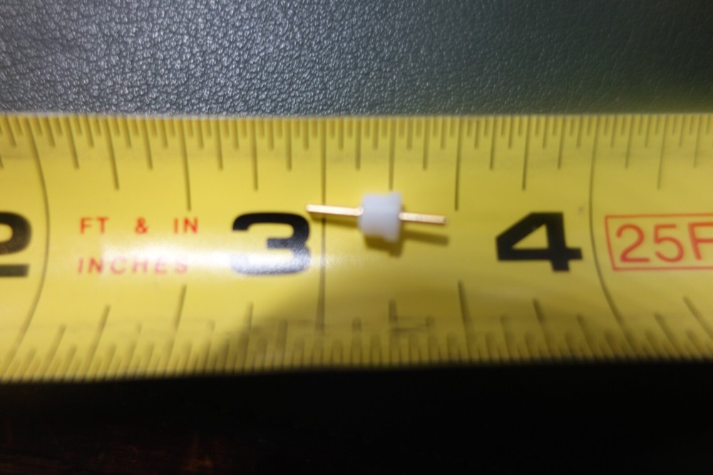 25 Ea Gold Plated Teflon Turret Terminals