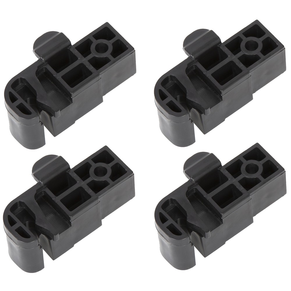 For Bimini Top Latch Black Plastic Pontoon Connector Bracket 4 PACK #002957