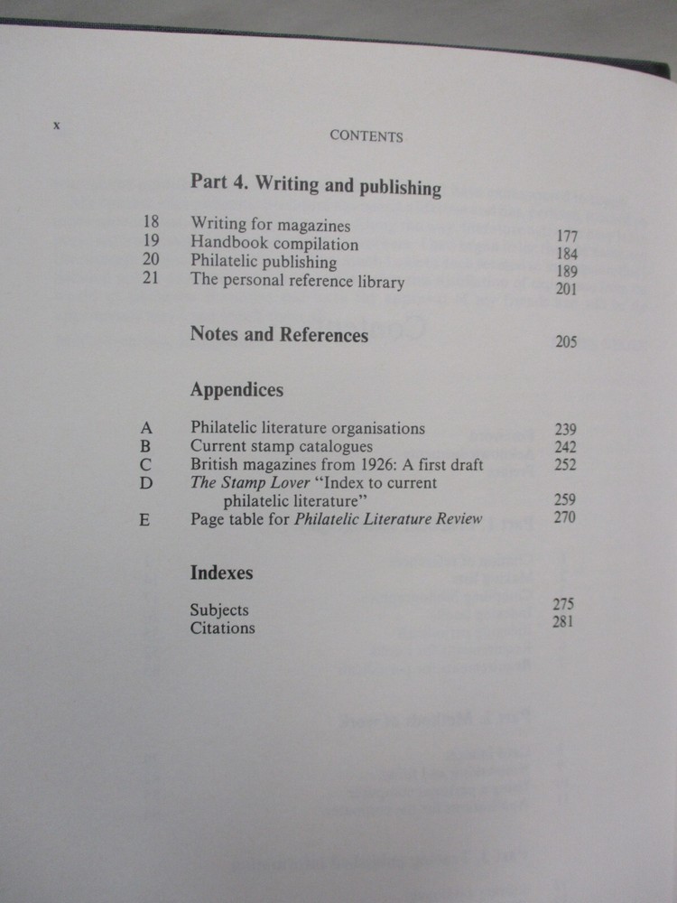 Philatelic Literature Compilation Techniques & Reference Sources by James Negus