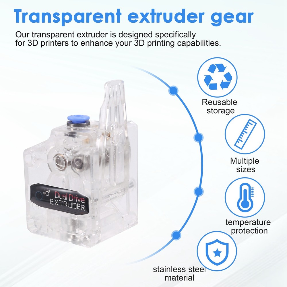 Transparent Extruder for Vyper, 3D Printer Accessory 3D Printer6146